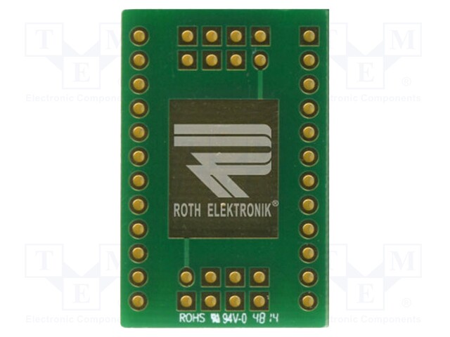 Board: universal; multiadapter; W: 21.59mm; L: 33.66mm