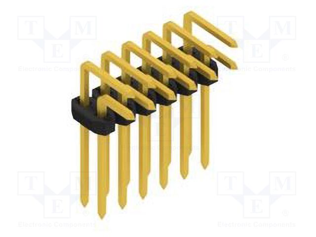 Connector: pin strips; pin header; male; PIN: 12; 2mm; THT; 2x6; 100V