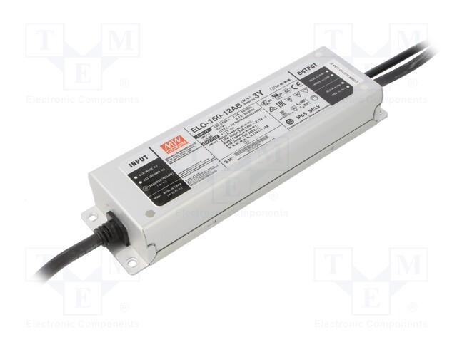 Power supply: switched-mode; LED; 84W; 12VDC; 10.8÷13.2VDC; 5÷10A