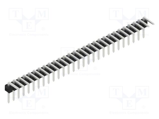 Connector: pin strips; pin header; male; PIN: 28; 2.54mm; THT; 1x28
