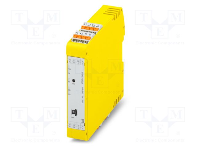 Module: safety relay; 24VDC; IN: 2; for DIN rail mounting; IP20