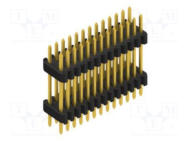 Connector: pin strips; pin header; male; PIN: 26; 1.27mm; THT; 2x13