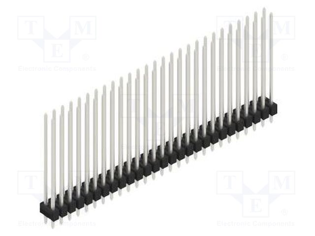 Connector: pin strips; pin header; male; PIN: 54; 2.54mm; THT; 2x27