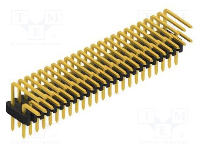 Connector: pin strips; pin header; male; PIN: 48; 1.27mm; THT; 2x24
