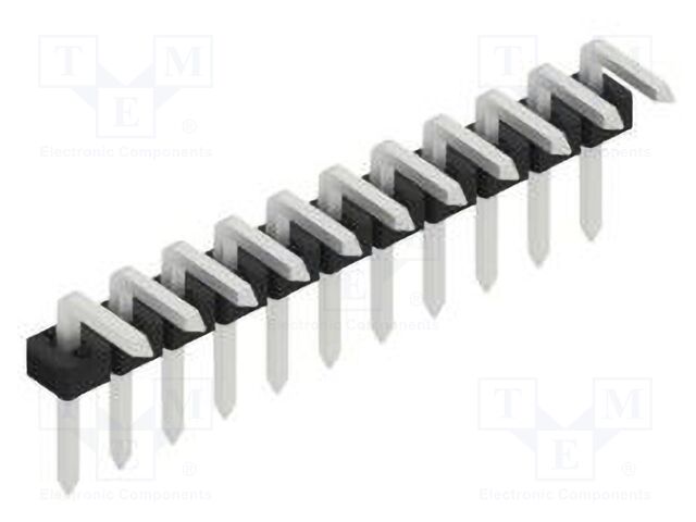Connector: pin strips; pin header; male; PIN: 11; 2mm; THT; 1x11