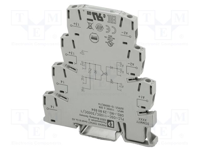 Relay: solid state; Mounting: DIN