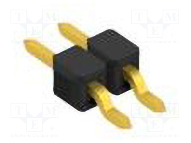 Connector: pin strips; pin header; male; PIN: 2; 2.54mm; SMT; 1x2