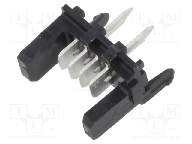 Socket; wire-board; male; PIN: 4; 1.27mm; THT; PicoFlex; 1.2A; tinned