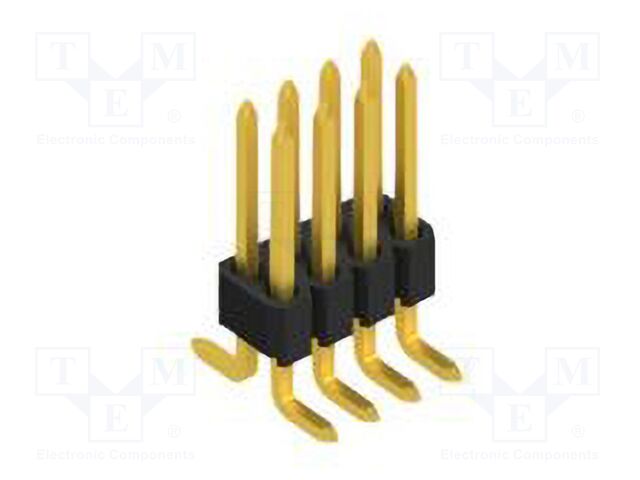 Connector: pin strips; pin header; male; PIN: 8; 1.27mm; SMT; 2x4