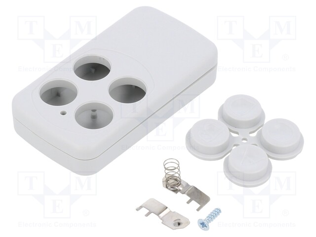 Enclosure: for remote controller; X: 35mm; Y: 65.5mm; Z: 13mm; ABS