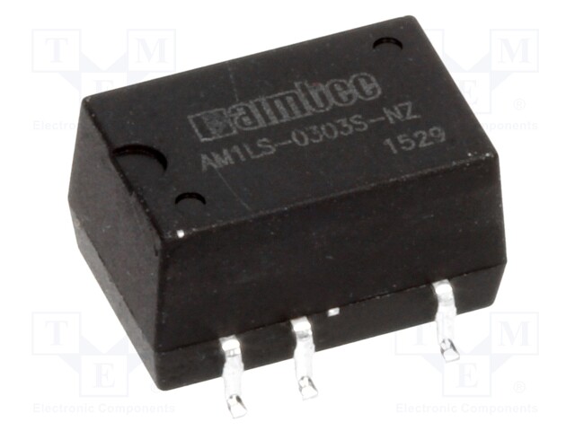 Converter: DC/DC; 1W; Uin: 2.97÷3.63V; 3.3VDC; Iout: 303mA; SMD; 1.5g
