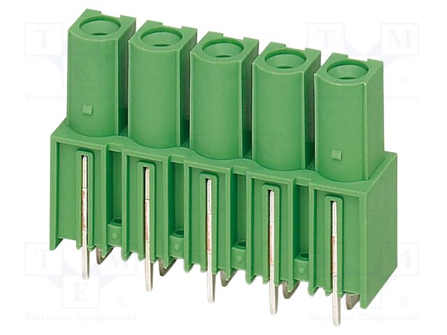 PCB headers, nominal cross section: 16 mm?, color: green, no