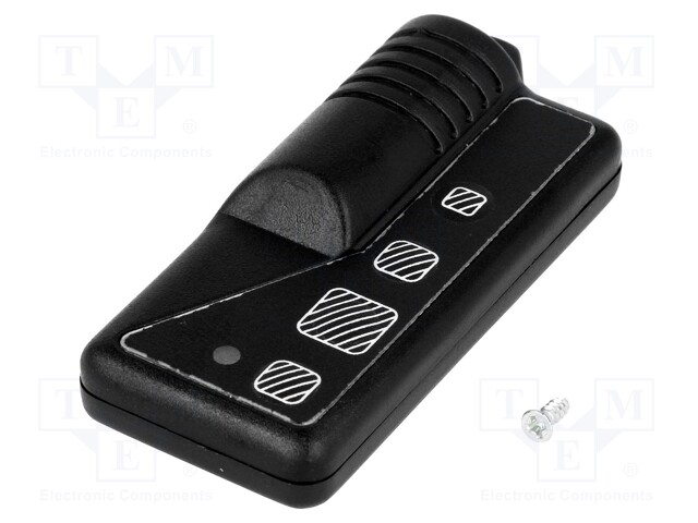 Enclosure: for remote controller; X: 29mm; Y: 62mm; Z: 9mm; ABS