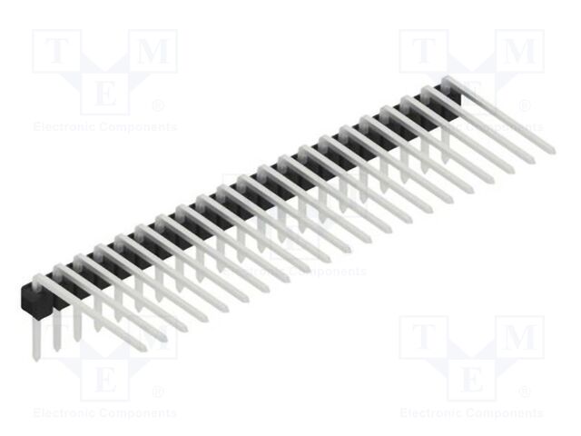 Connector: pin strips; pin header; male; PIN: 21; 2.54mm; THT; 1x21