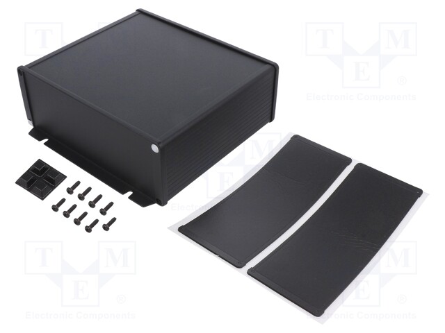 Enclosure: with panel; with fixing lugs; 1457U; X: 191mm; Y: 160mm