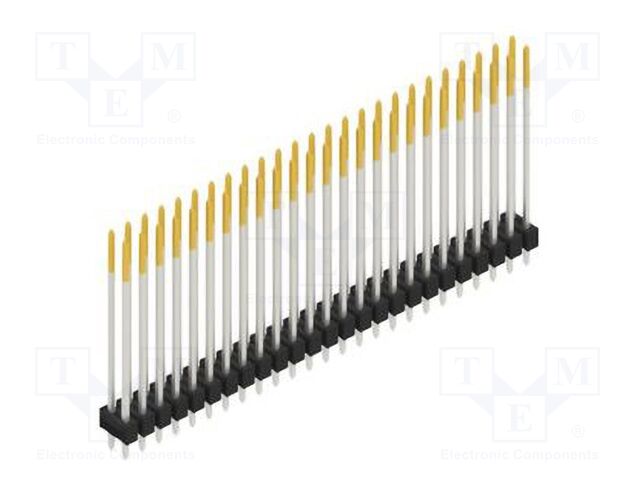 Connector: pin strips; pin header; male; PIN: 50; 2.54mm; THT; 2x25