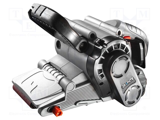 Belt sander; electric; 800W; 230VAC; 75x457mm; 260m/min