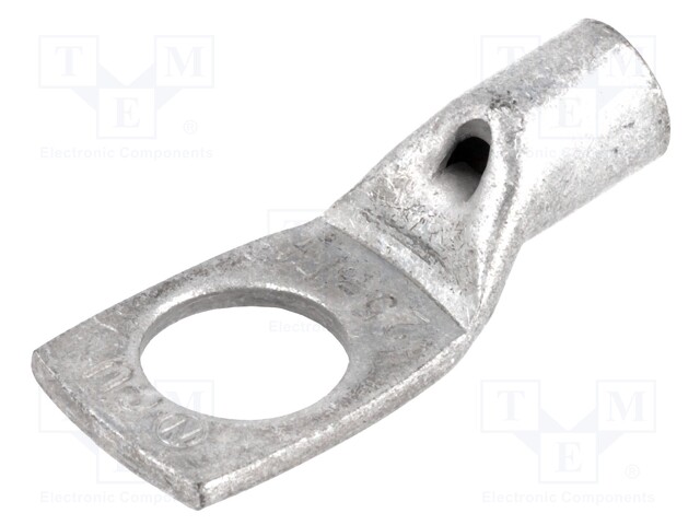 Ring tube terminal; M14; 25mm2; crimped; for cable; tinned; L: 46mm