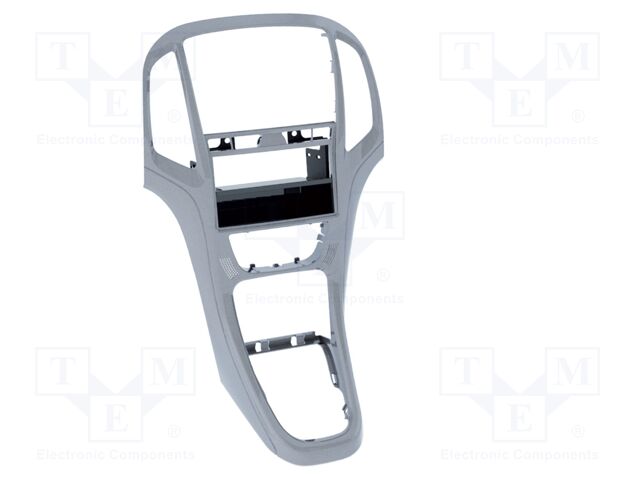 Radio frame; Opel; 2 DIN; platin
