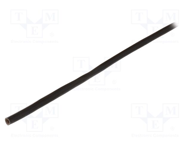 Insulating tube; fiberglass; black; -60÷250°C; 4mm; SCS; 4kV/mm