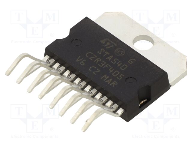 IC: audio amplifier; Pout: 13W; 8÷22VDC; Ch: 4; Amp.class: AB; 2Ω