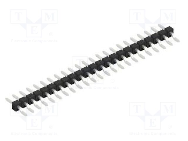 Connector: pin strips; pin header; male; PIN: 23; 2.54mm; SMT; 1x23