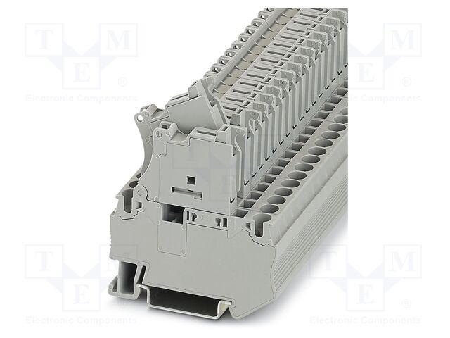 Splice terminal: rail; PA; terminals: 2; W: 6.2mm; H: 61.5mm