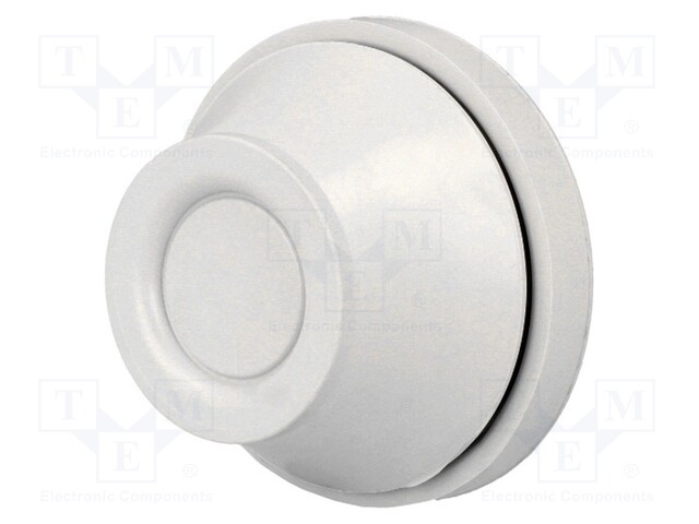 Grommet; EPDM; grey; Panel thick: 1÷4mm; Øcable: 27÷35mm; Size: M50