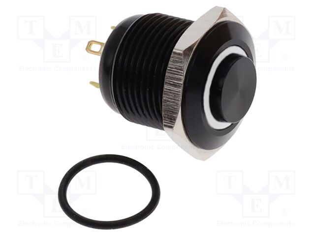 Switch: vandal resistant; Pos: 2; SPST-NO; 2A/48VDC; IP65; OFF-(ON)