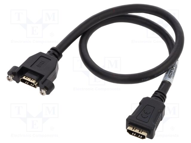 Cable; HDMI socket,both sides; HDMI 1.4,High Speed + Ethernet