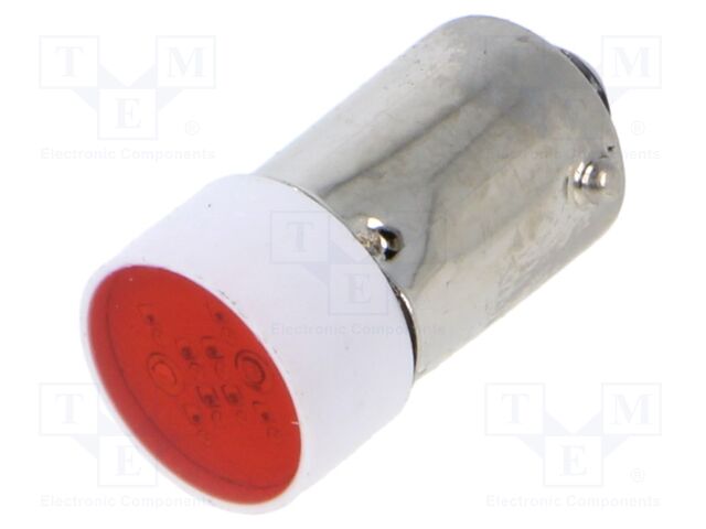 LED lamp; 46; -25÷55°C; 240VAC; red; 240VDC
