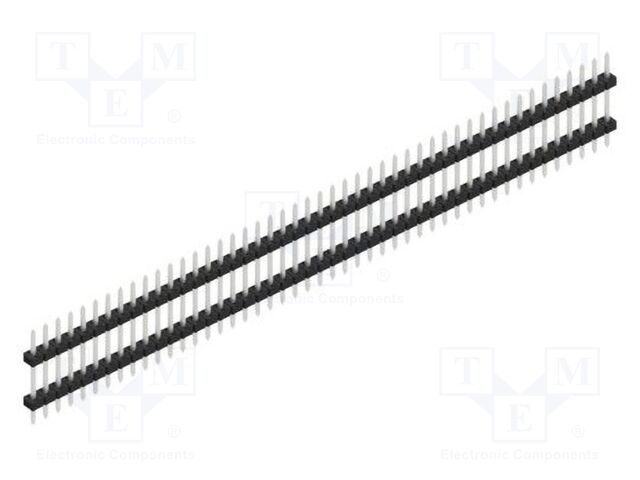 Connector: pin strips; pin header; male; PIN: 47; 2mm; THT; 1x47