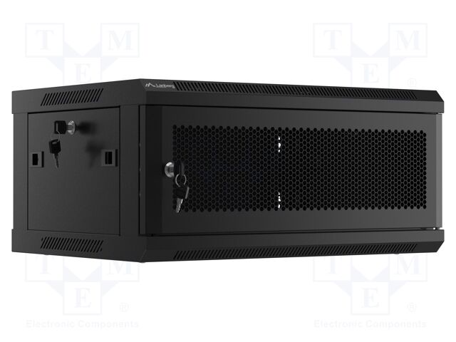 Enclosure: rack cabinet; Standard: 19"; 4U; black; Z: 450mm; X: 600mm