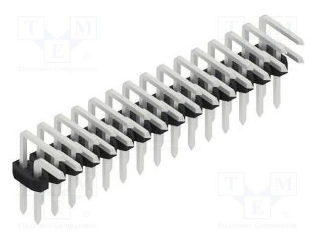 Connector: pin strips; pin header; male; PIN: 30; 2mm; THT; 2x15