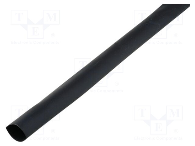Heat shrink sleeve; 4: 1; 16mm; L: 1m; black; polyolefine; -55÷125°C