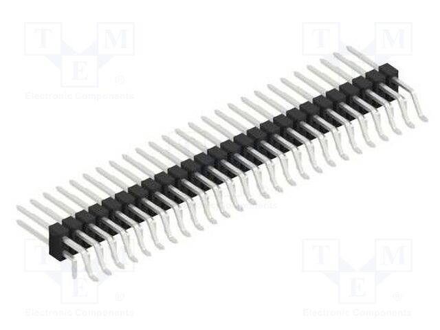 Connector: pin strips; pin header; male; PIN: 52; 2.54mm; SMT,THT