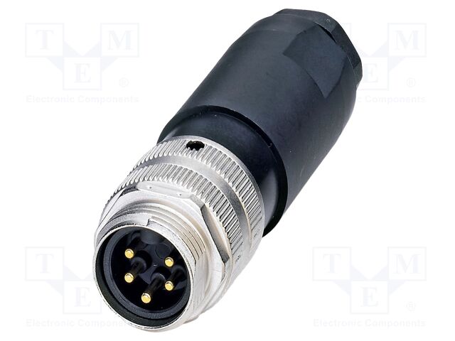 Connector: 7/8"; plug; PIN: 5; straight; unshielded; 9A; 300V; IP67