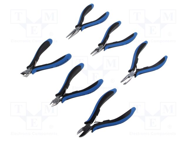 Kit: pliers; for gripping and cutting,universal,locking; ESD