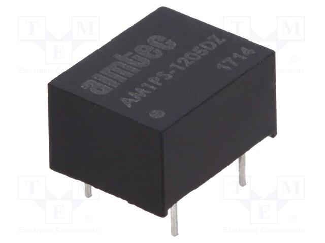 Converter: DC/DC; 1W; Uin: 10.8÷13.2V; Uout: 5VDC; Uout2: -5VDC; DIP8