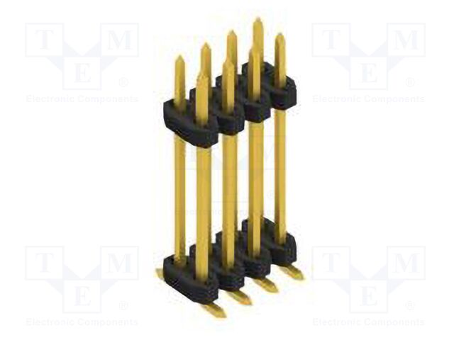 Connector: pin strips; pin header; male; PIN: 8; 2mm; SMT; 2x4; 100V