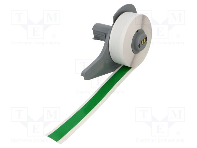 Tape; 12.7mm; 15.24m; green; self-adhesive; -40÷82°C