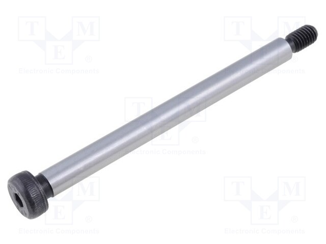 Shoulder screw; Mat: steel; Thread len: 9.5mm; Thread: M5; ISO: 7379