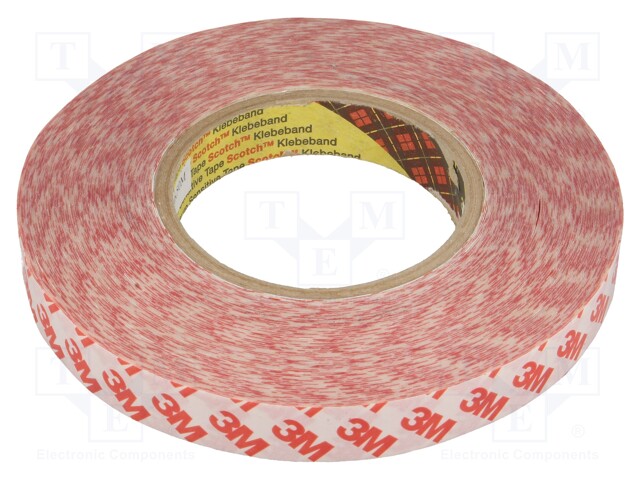 Tape: fixing; W: 19mm; L: 50m; acrylic; Application: fixing,bonding