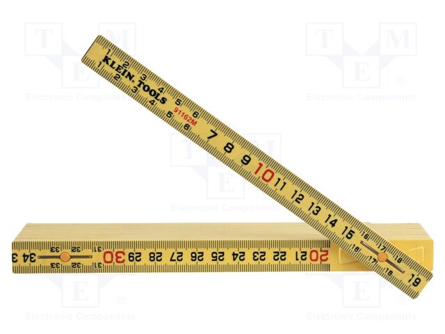 Folding ruler; L: 2m; metric