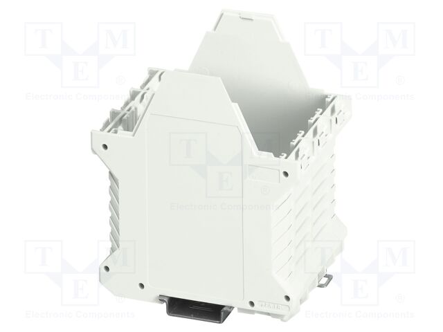 Enclosure base; white,grey; UL94V-0; ME 67,5; X: 107.3mm; Y: 99mm