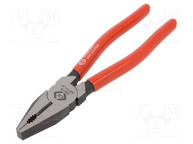 Pliers; universal; 200mm; for bending, gripping and cutting