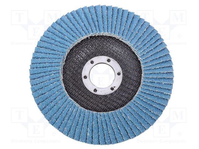 Flap grinding wheels; Ø: 115mm; Øhole: 22.2mm; Granularity: 80