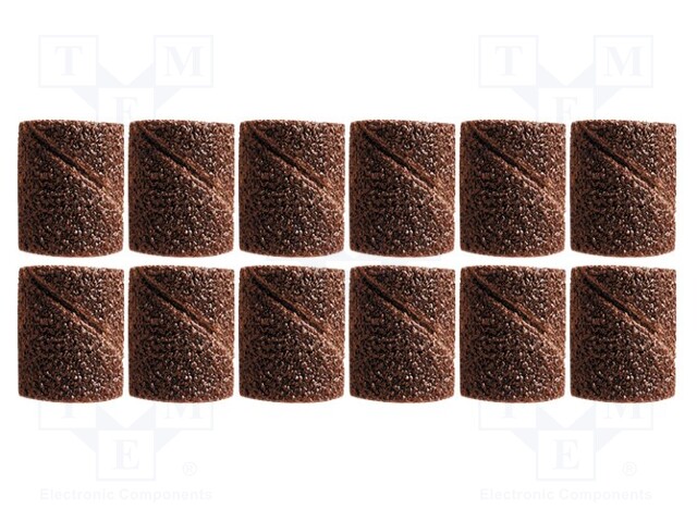 Grinding belts; 9.5mm; Pcs: 12; grain 60