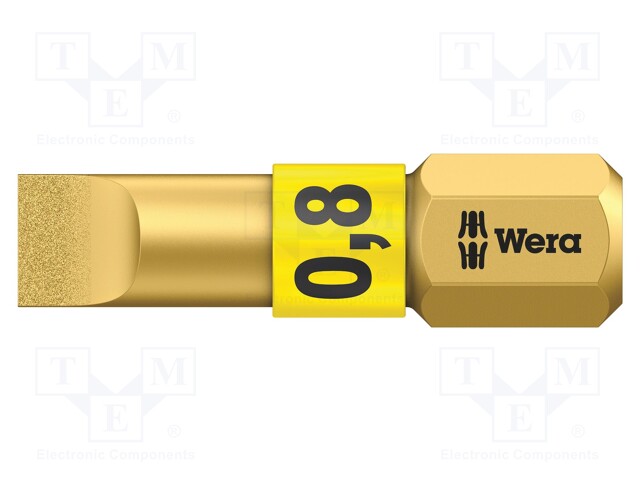 Screwdriver bit; slot; 5,5x0,8mm; Overall len: 25mm; BiTorsion