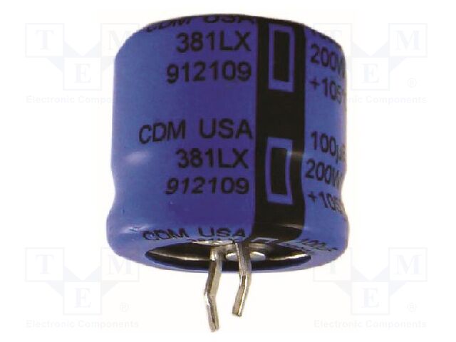 Capacitor: electrolytic